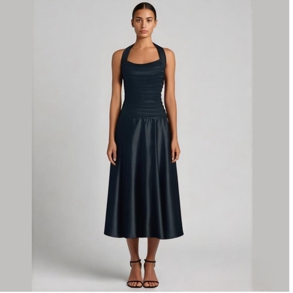Tadashi Shoji Vintage Formal Cocktail Maxi  Dress - Picture 1 of 5